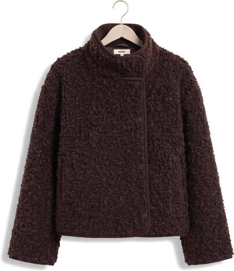 OBJECT Dames Jassen Objiduna Short Jacket Bruin - Foto 2