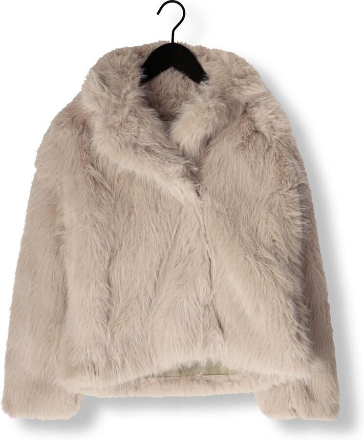 OBJECT Dames Jassen Objisadora L s Lo Hairy Coat Beige