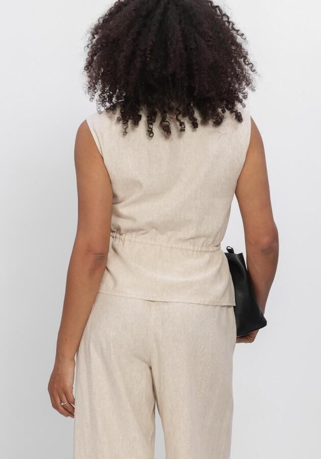 OBJECT Dames Jassen Objkadie Lo Waistcoat 145 Beige - Foto 3