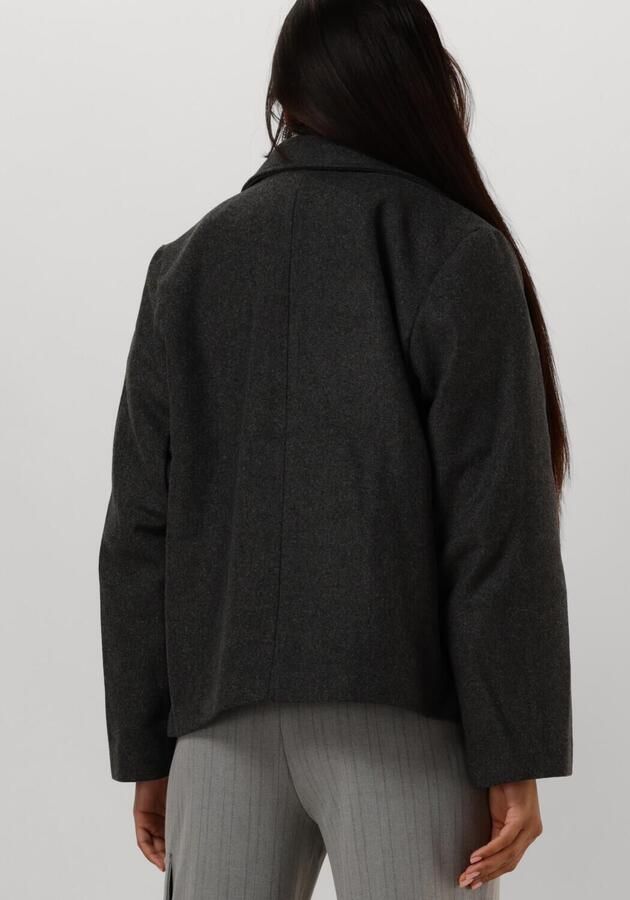 OBJECT Dames Jassen Objkeily Short Jacket Donkergrijs - Foto 3
