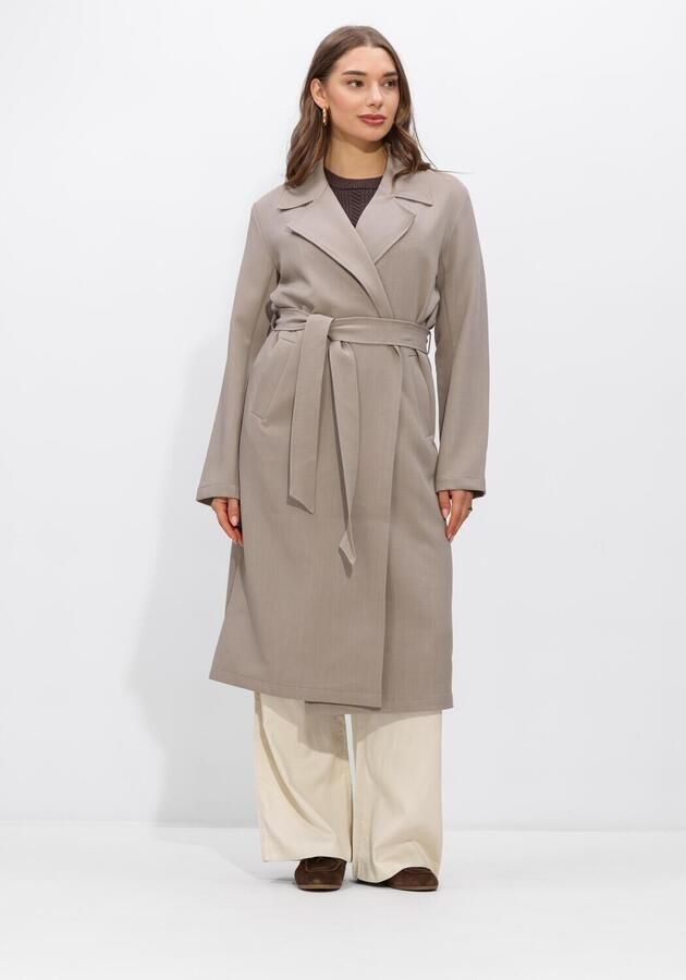 OBJECT Dames Jassen Objmarie Retrench Coat Taupe