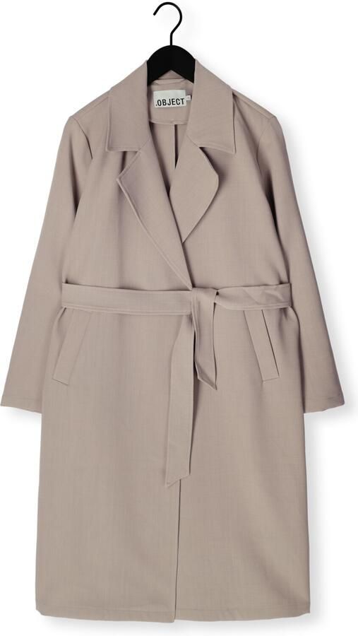 OBJECT Dames Jassen Objmarie Retrench Coat Taupe - Foto 4