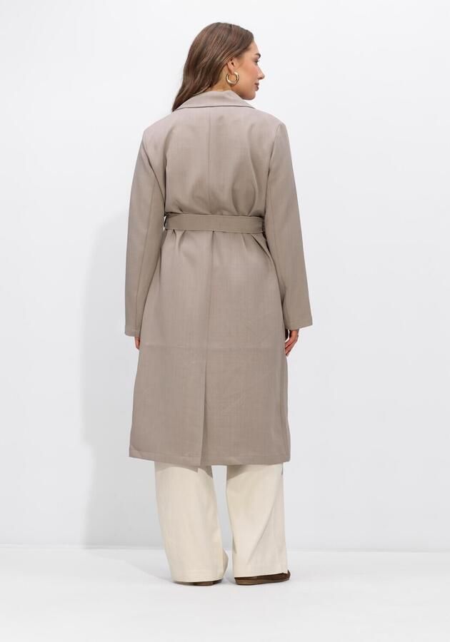 OBJECT Dames Jassen Objmarie Retrench Coat Taupe - Foto 3