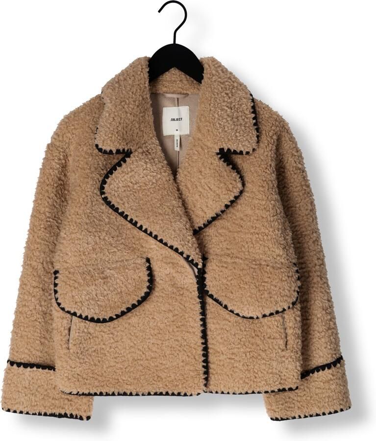 OBJECT Dames Jassen Objshiren Jacket 128 Beige