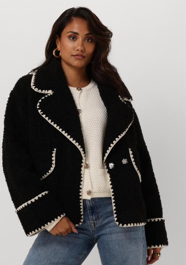 Object Trendy Zwarte Jas voor Vrouwen Black Dames - Foto 4