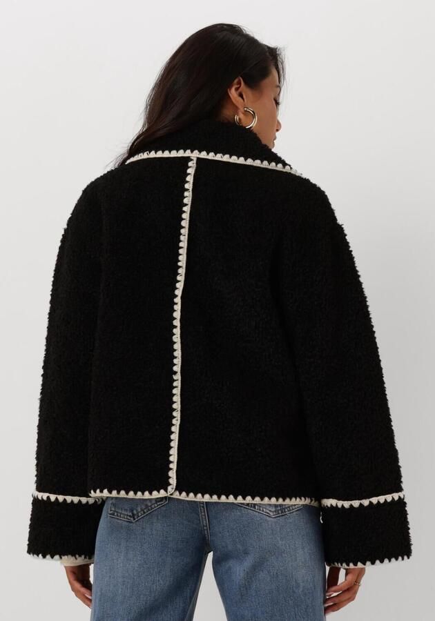 Object Trendy Zwarte Jas voor Vrouwen Black Dames - Foto 2