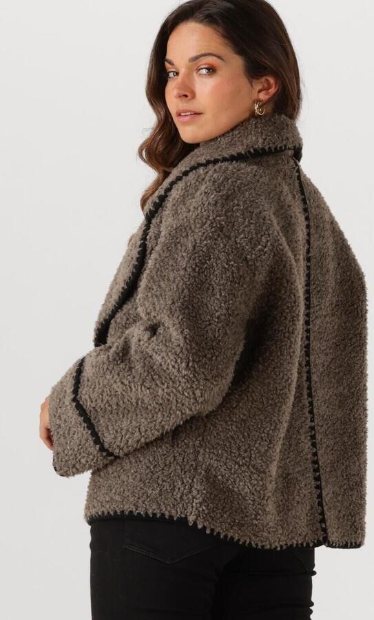 OBJECT Dames Jassen Objshiren Jacket Taupe - Foto 3