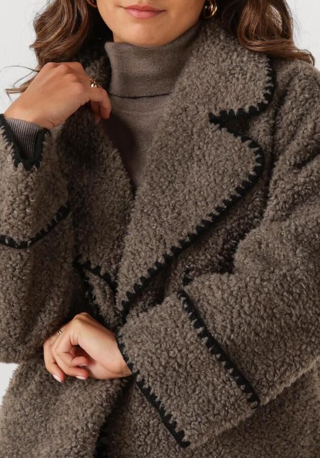 OBJECT Dames Jassen Objshiren Jacket Taupe - Foto 2