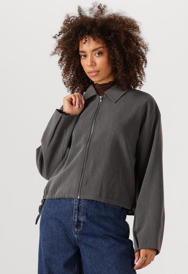 OBJECT Dames Jassen Objsigrid Re Lo Bomber Antraciet - Foto 4