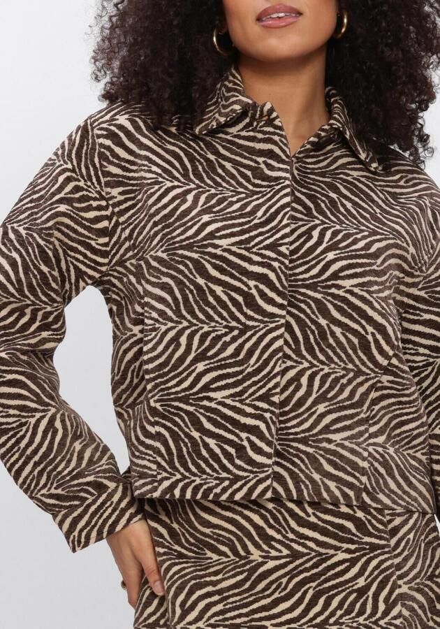 OBJECT Dames Jassen Objthea L sre Short Jacket Bruin - Foto 4