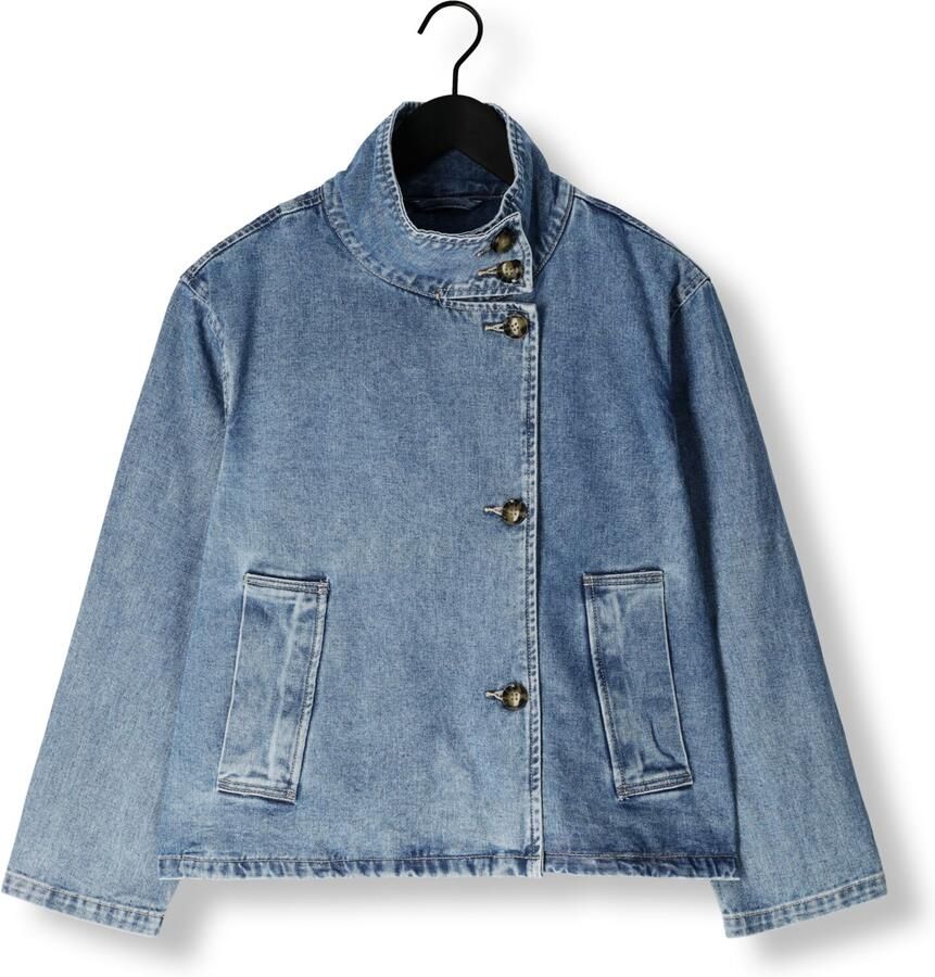 OBJECT Dames Jassen Objtilla Gro L s Lo Denim Jacket Blauw