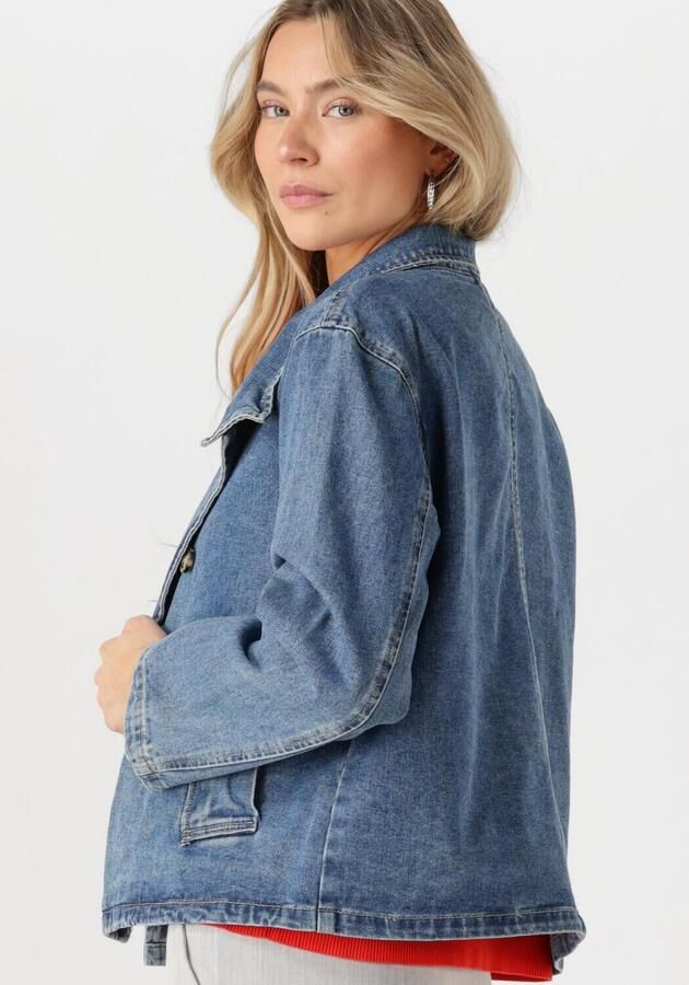 OBJECT Dames Jassen Objtilla Gro L s Lo Denim Jacket Blauw - Foto 2