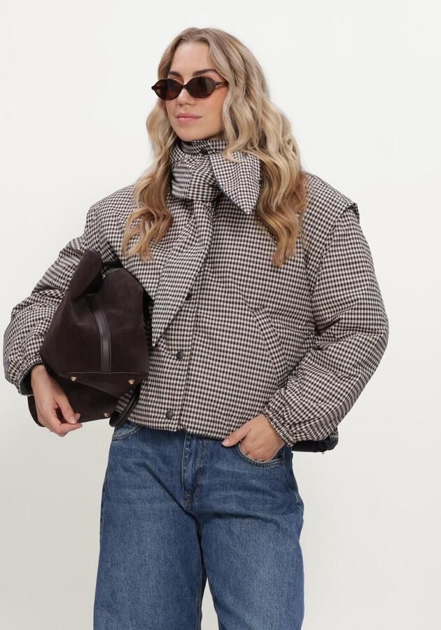 OBJECT Dames Jassen Objtimia Short Reversible Jacket 147 Beige
