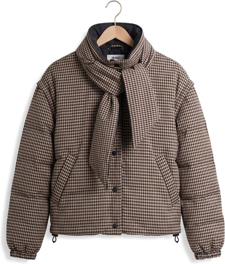 OBJECT Dames Jassen Objtimia Short Reversible Jacket 147 Beige - Foto 2