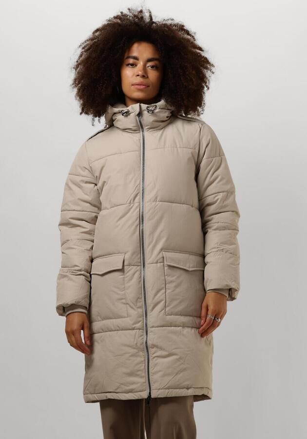 OBJECT Dames Jassen Objzhanna L s Long Jacket Noos Beige - Foto 4