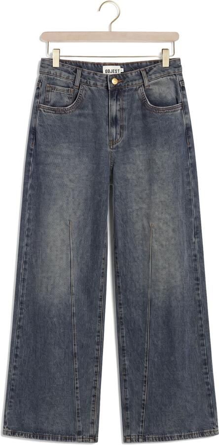 OBJECT Objdipsy Mw Lo Long Jeans 146 loose fit jeans middelblauw - Foto 4