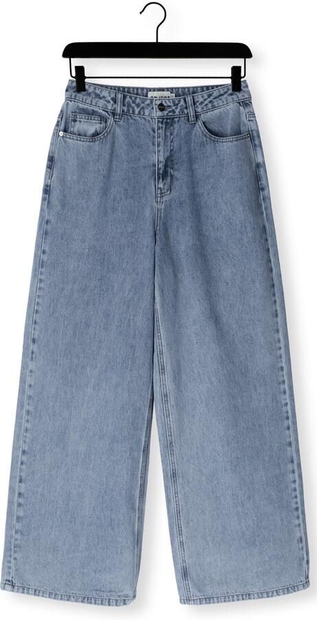 OBJECT Dames Jeans Objluca Tri Mw Wide Loose Jeans Lichtblauw - Foto 4