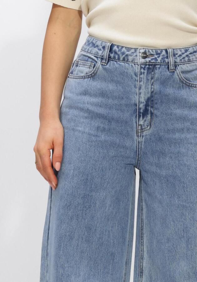 OBJECT Dames Jeans Objluca Tri Mw Wide Loose Jeans Lichtblauw - Foto 3