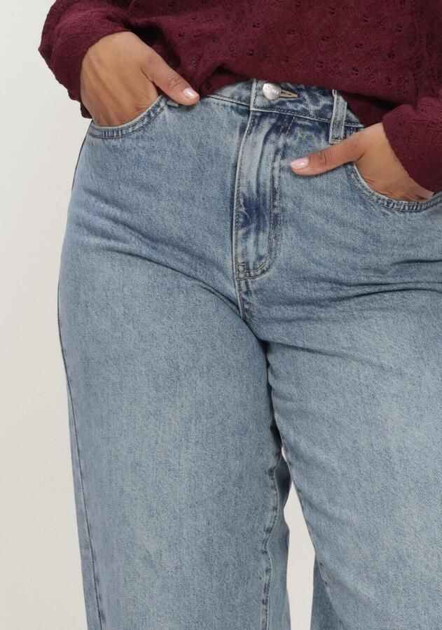 OBJECT Dames Jeans Objmiu Zoe Mw Barrel Ankle Jeans Noos Lichtblauw - Foto 3