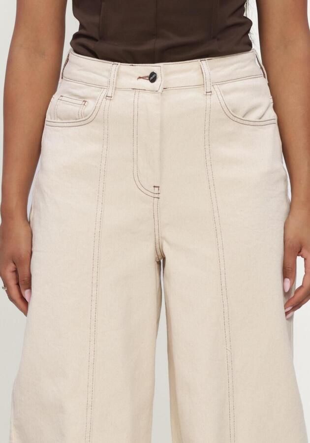 OBJECT Dames Jeans Objrabea Mw Lo Barrel Jeans E Beige - Foto 3