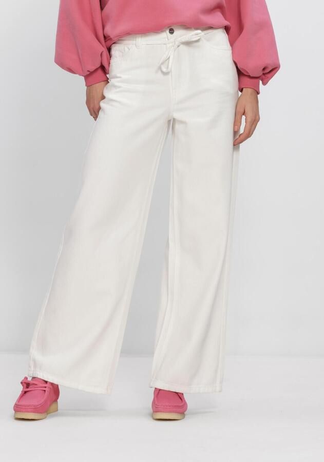 OBJECT Dames Jeans Objrosie Mw Wide Jeans Wit