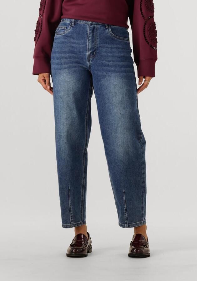 OBJECT Dames Jeans Objsava Mw Barrel Ankel Jeans Blauw - Foto 4