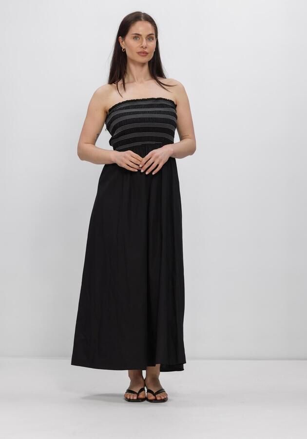 OBJECT Dames Jurken Objelly Hope S l Re Smock Midi Dress Zwart