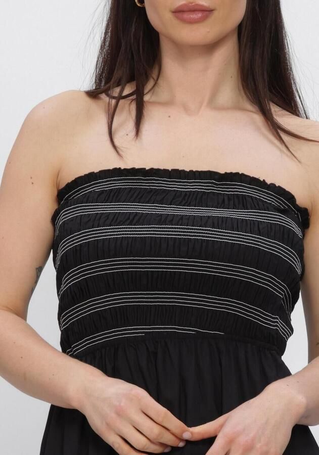 OBJECT Dames Jurken Objelly Hope S l Re Smock Midi Dress Zwart - Foto 2
