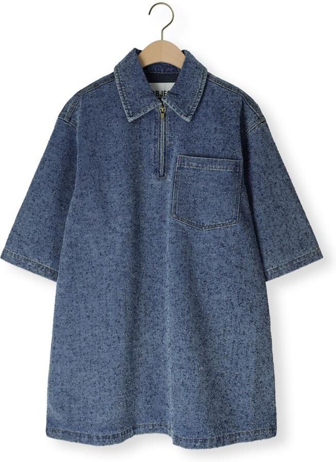 OBJECT Dames Jurken Objfrida 3 4 Sleeve Lo Dress Blauw - Foto 2