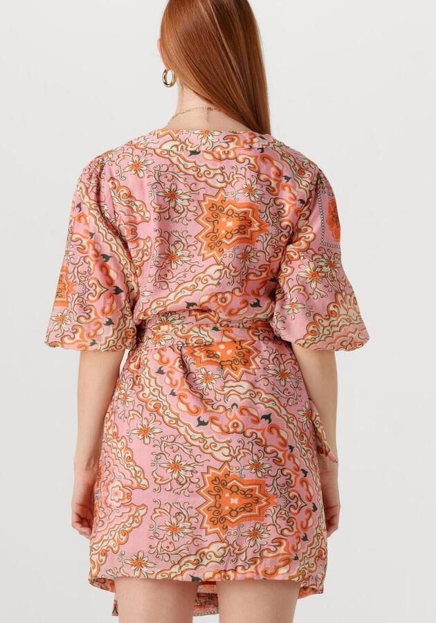 OBJECT Dames Jurken Objholly 2 4 Re Short Wrap Dress 138 Multi