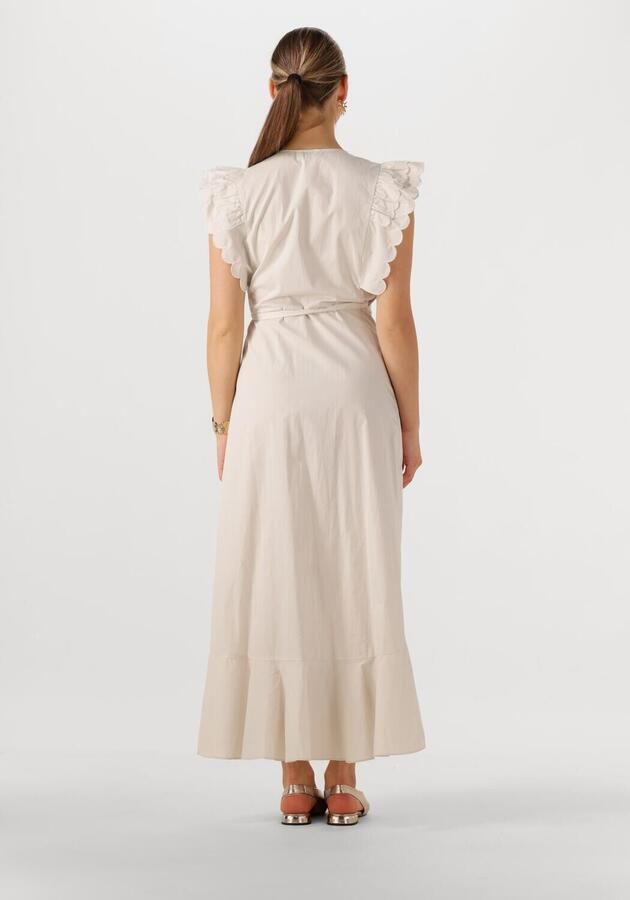 OBJECT Dames Jurken Objhope Papaya S s Wrap Dress Beige