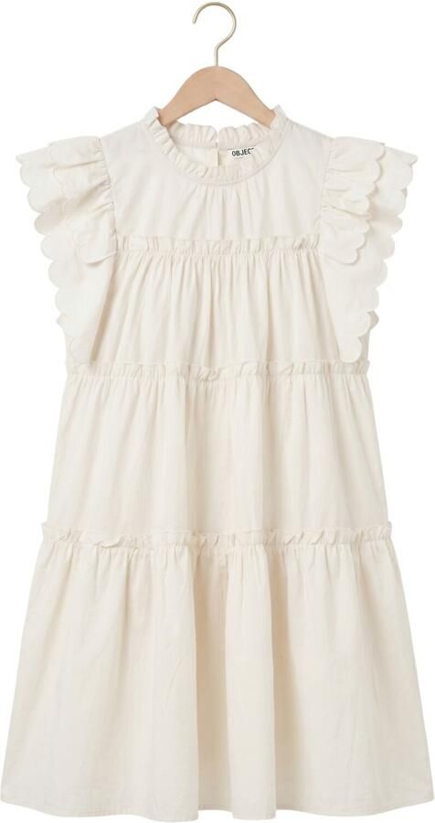 OBJECT Dames Jurken Objhope S l Dress Ecru - Foto 4