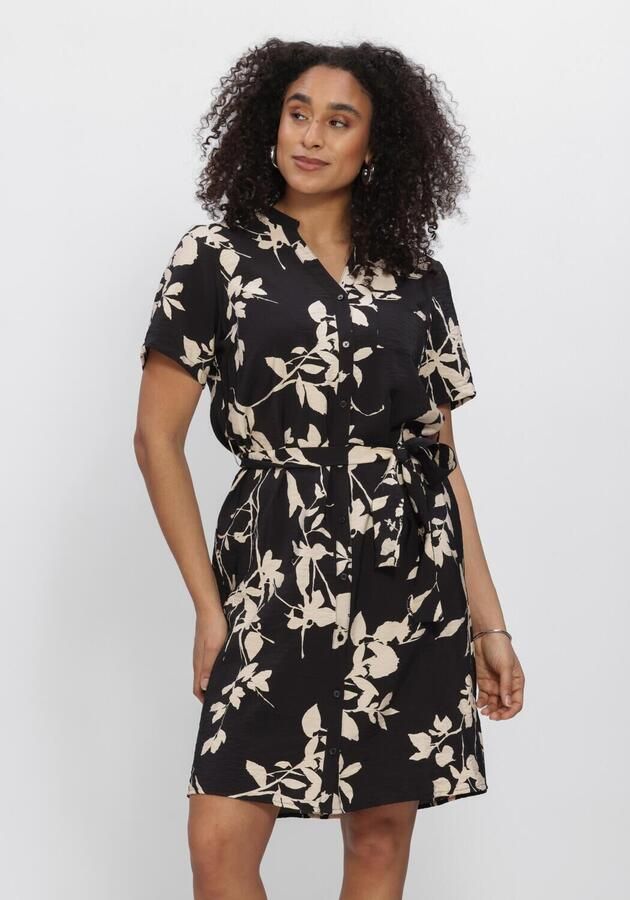 OBJECT Dames Jurken Objjacira S s Shirt Dress Zwart