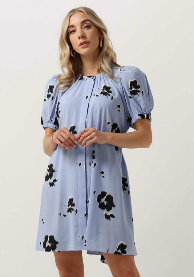 Object Blauwe Overhemdjurk voor Vrouwen Multicolor Dames - Foto 3
