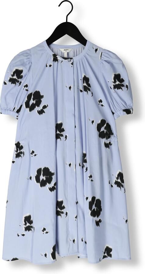 Object Blauwe Overhemdjurk voor Vrouwen Multicolor Dames - Foto 2