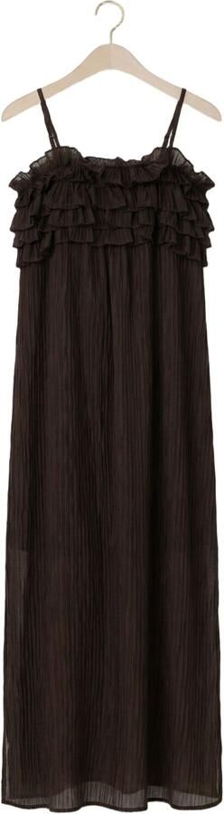OBJECT Dames Jurken Objlyne S l Re Long Dress Bruin - Foto 4