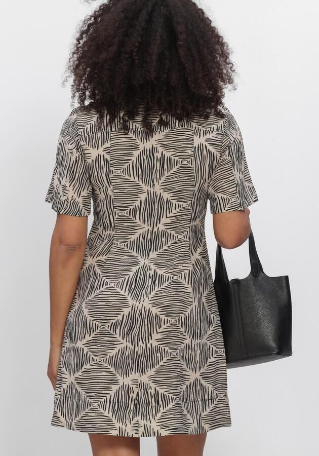 OBJECT Dames Jurken Objnaja S s V-neckshort Dress Creme - Foto 3