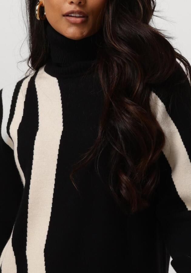 OBJECT Dames Jurken Objray L s Knit Rollneck Dress Zwart - Foto 2