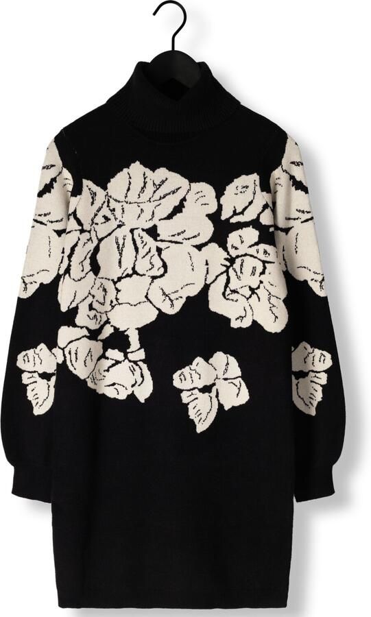 OBJECT Dames Jurken Objray L s Knit Rollneck Dress Zwart - Foto 3