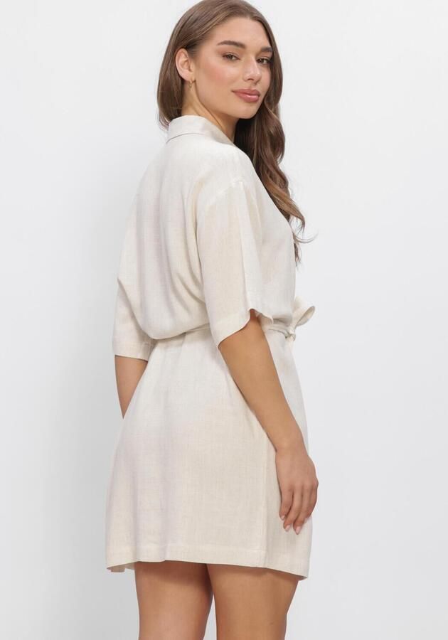 OBJECT Dames Jurken Objsanne 2 4 Lo Shirt Dress Ecru - Foto 3