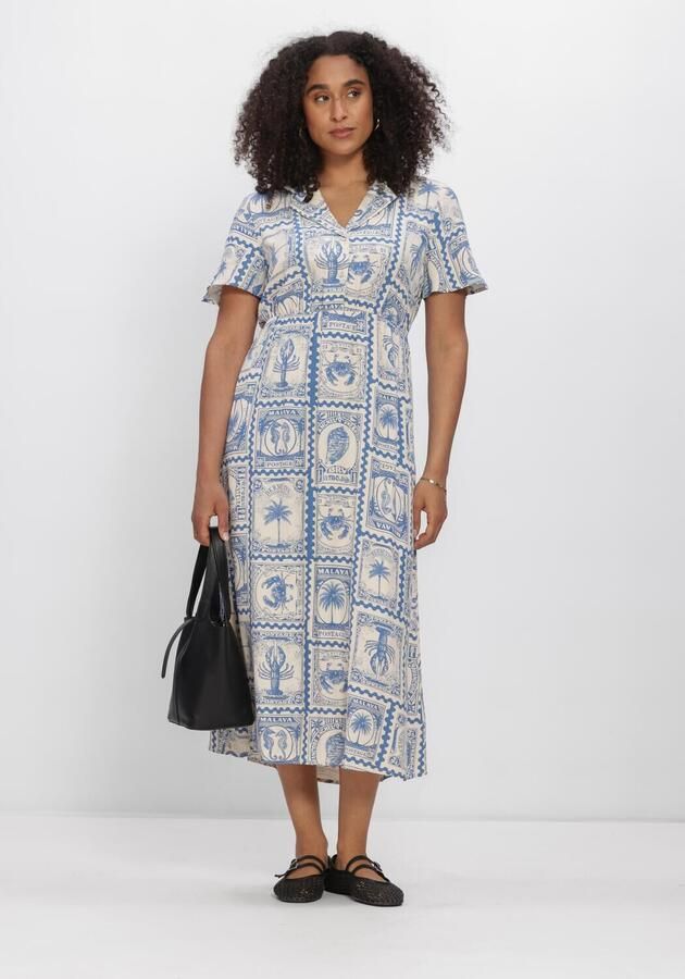 OBJECT Dames Jurken Objvima S s Midi Dress Ecru