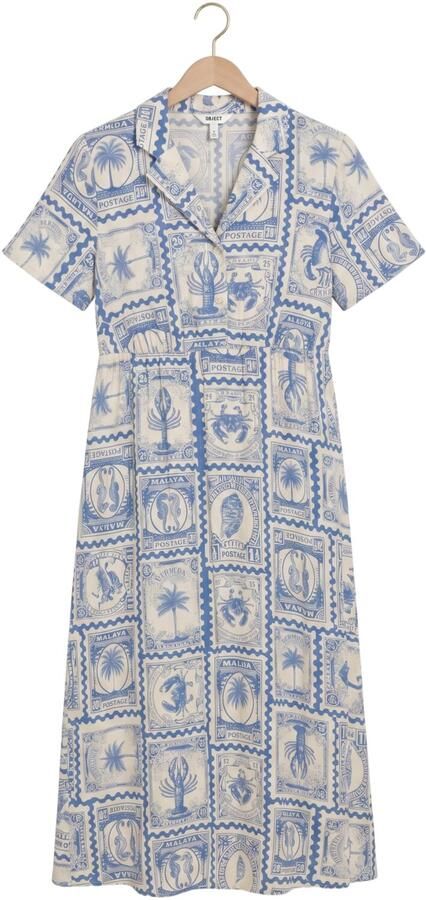 OBJECT Dames Jurken Objvima S s Midi Dress Ecru - Foto 4