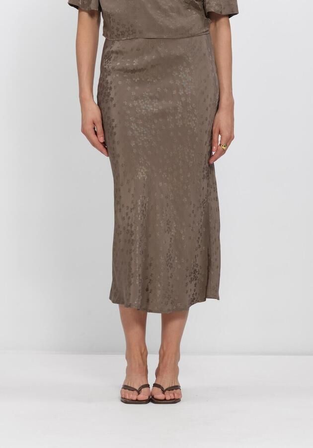 OBJECT Dames Rokken Objbela Hw Maxi Skirt Taupe