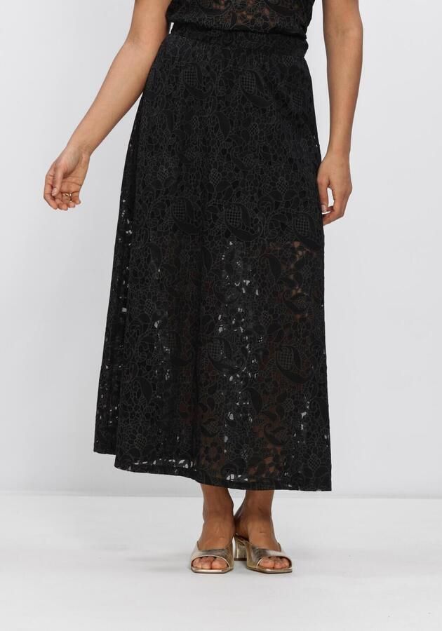 OBJECT Dames Rokken Objbianca Mw Lo Long Skirt Zwart