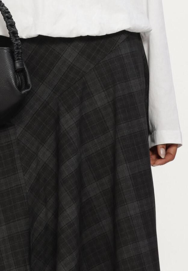 Object Midi-rokken Diena Long Skirt Black Gun Metal - Foto 4