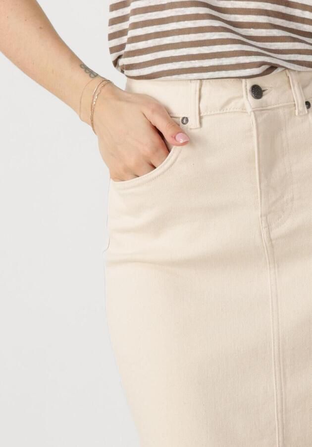 OBJECT Dames Rokken Objellen Hw Short Twill Skirt Ecru - Foto 3