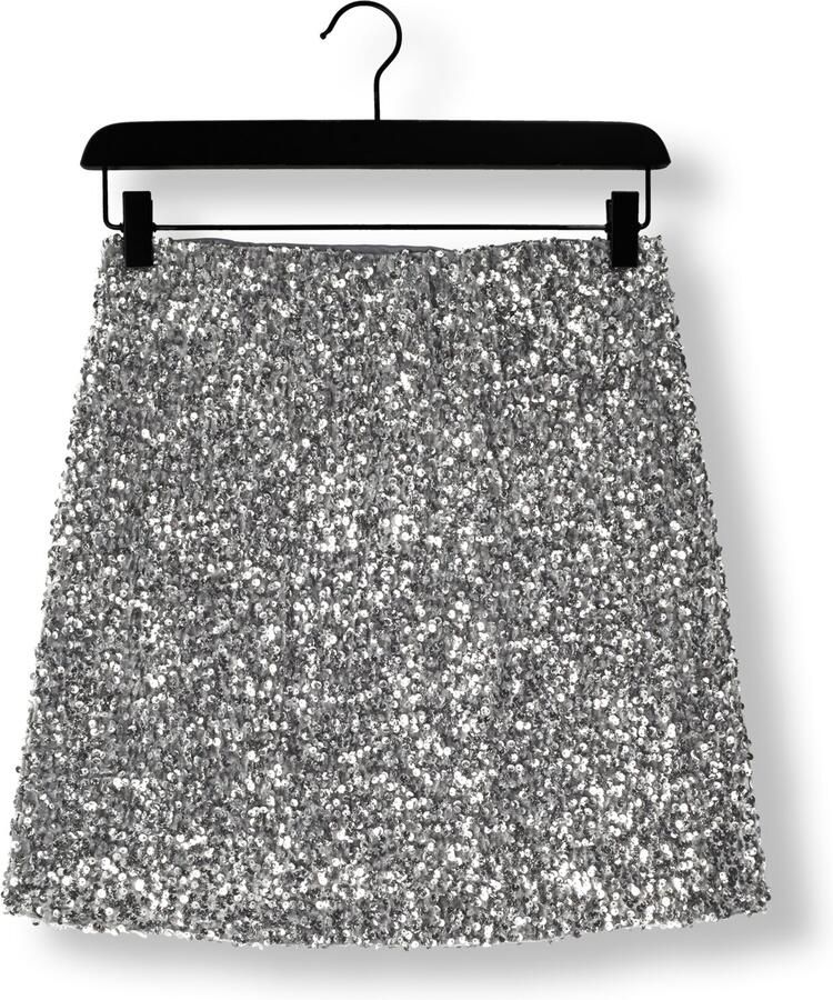 Object Pailletten Minirok voor Glamoureuze Avonden Gray Dames