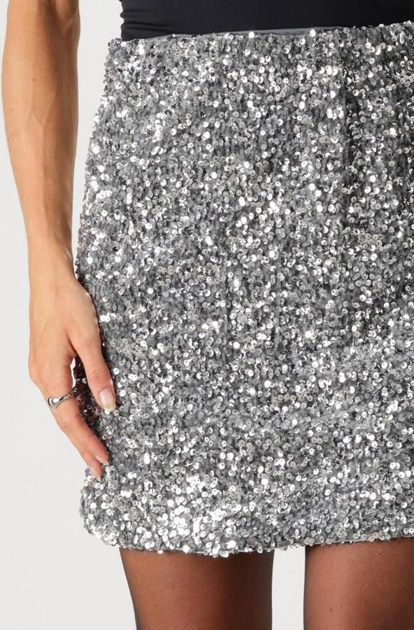 Object Pailletten Minirok voor Glamoureuze Avonden Gray Dames - Foto 3