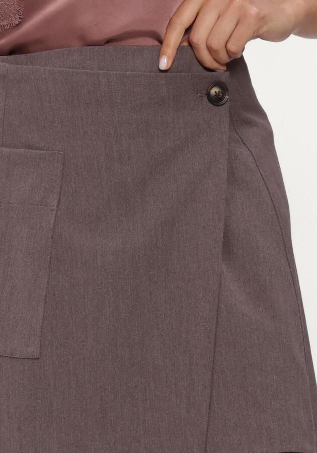 OBJECT Dames Rokken Objlisa Re Wrap Skirt Bruin - Foto 3