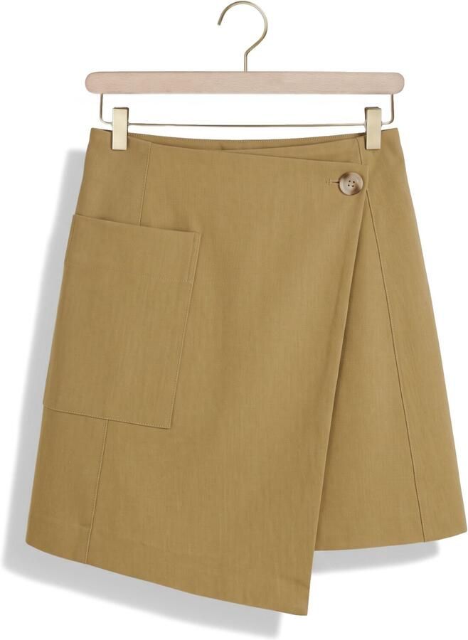 OBJECT Dames Rokken Objlisa Re Wrap Skirt Khaki - Foto 2